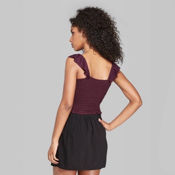 Wild Fable Square Neck Flutter Strap Tank Top - Picture 4 of 5